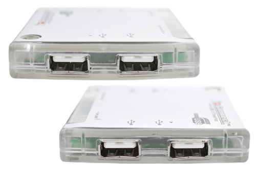 4 Port USB 2.0 Travel Hub - Bottom