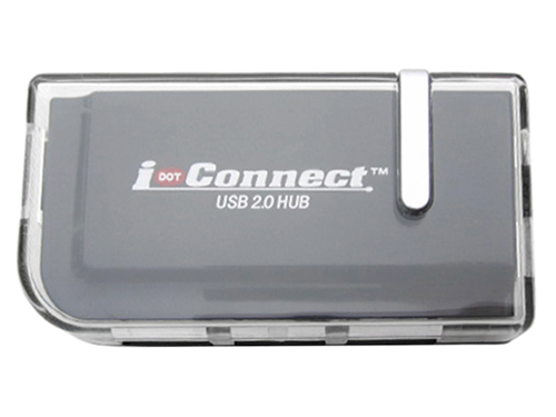 4 Port USB 2.0 Crystal Hub