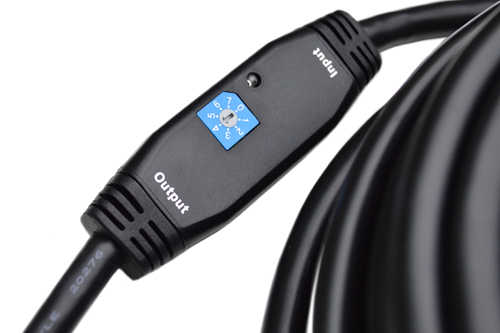 100ft High-Speed HDMI to HDMI Cable with Signal Booster Detail Close Up