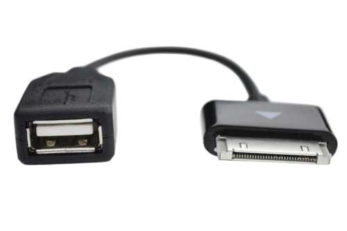 USB OTG Adapter Cable for Samsung Galaxy™ Tab/Tab 2 - Cable Ends