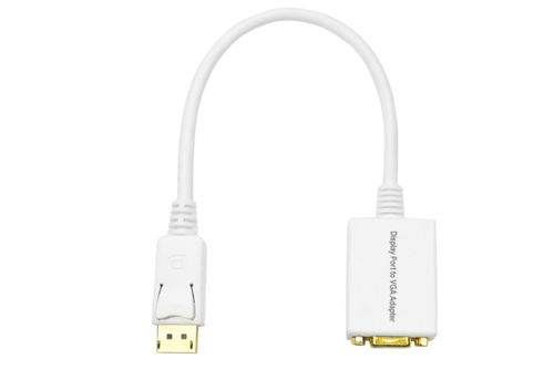 Display Port to VGA Adapter Ends