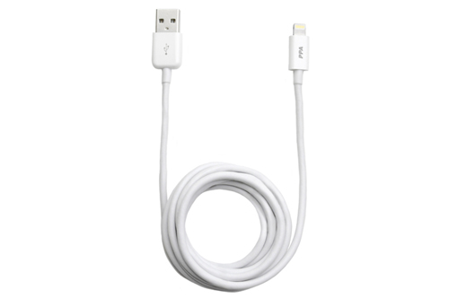 6.5ft (2m) Lightning to USB Sync and Charge Cable for iPod, iPhone, iPad, and iPad mini - White
