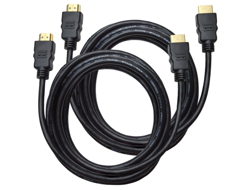 10ft High-Speed HDMI to HDMI Cable - Dual Pack